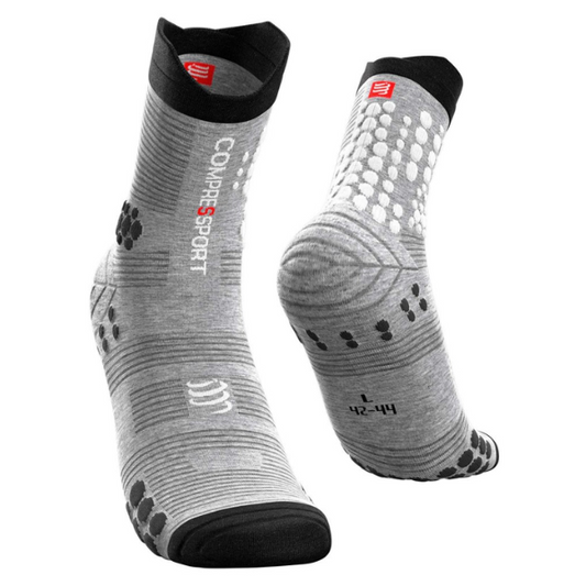 Tất chạy Trail Compressport Unisex's Pro Racing Socks v3.0 Trail - Xám (Grey Melange)
