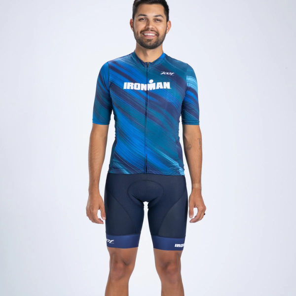 Quần yếm đạp xe Nam Zoot Men's Ltd Cycle Exos Bib - Ironman Navy Heat