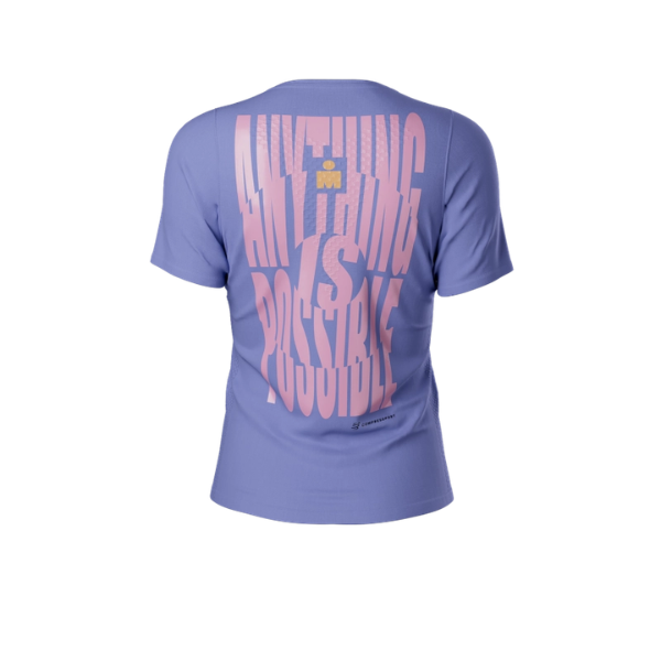 Áo Thun Tập Luyện Compressport Training SS Tshirt IRONMAN - Jacaranda