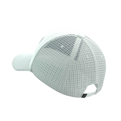 Mũ chạy bộ Compressport Trucker Cap 6P - Trắng (Sugar)