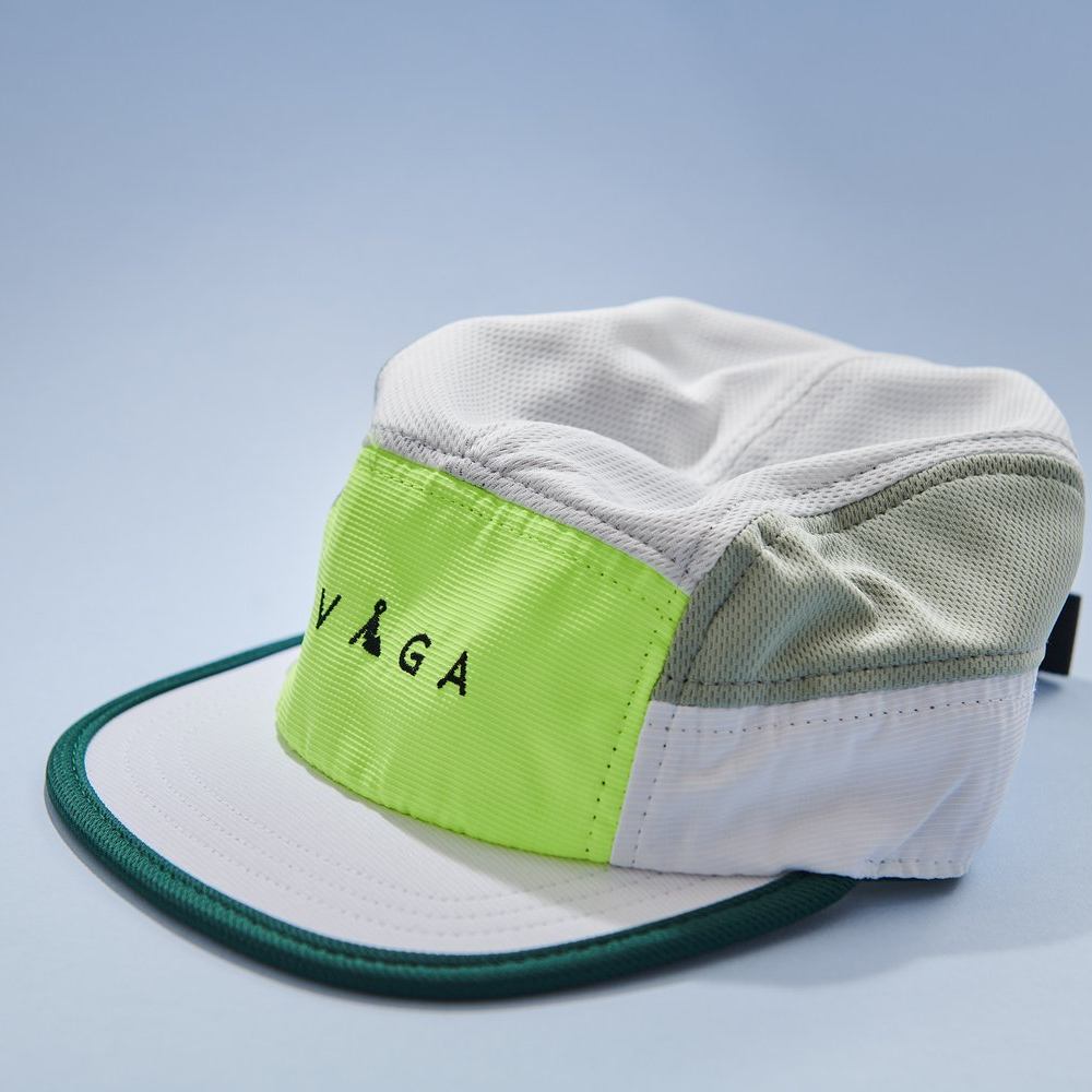 Nón VAGA - Club Cap - Chalk White/Eucalyptus Green/Neon Yellow/Racing Green