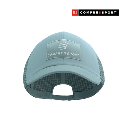 Mũ Chạy Bộ Compressport Trucker Cap 6P - Xanh Ether