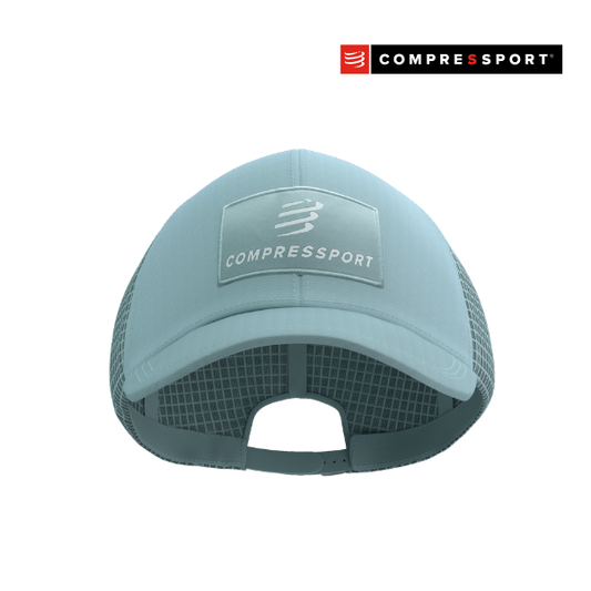 Mũ Chạy Bộ Compressport Trucker Cap 6P - Xanh Ether