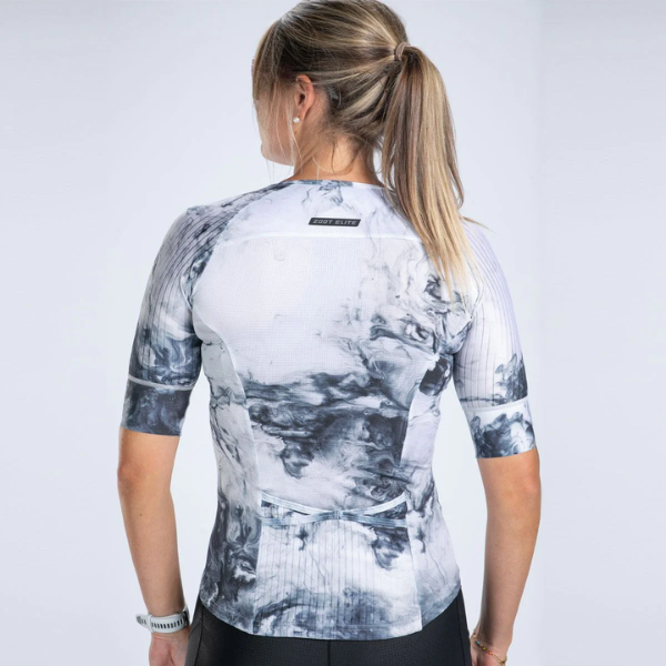 Áo Ba môn Nữ Zoot Women's Elite Tri Aero Jersey - Vapor White