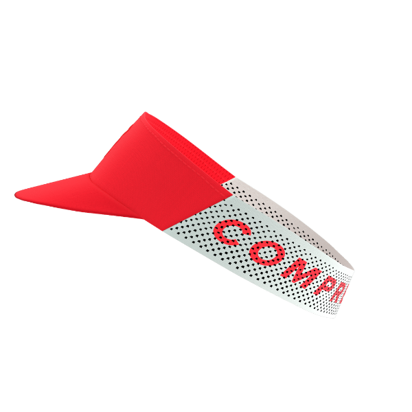 Mũ chạy bộ Compressport Pro Racing Visor - Đỏ (Fluo Red)