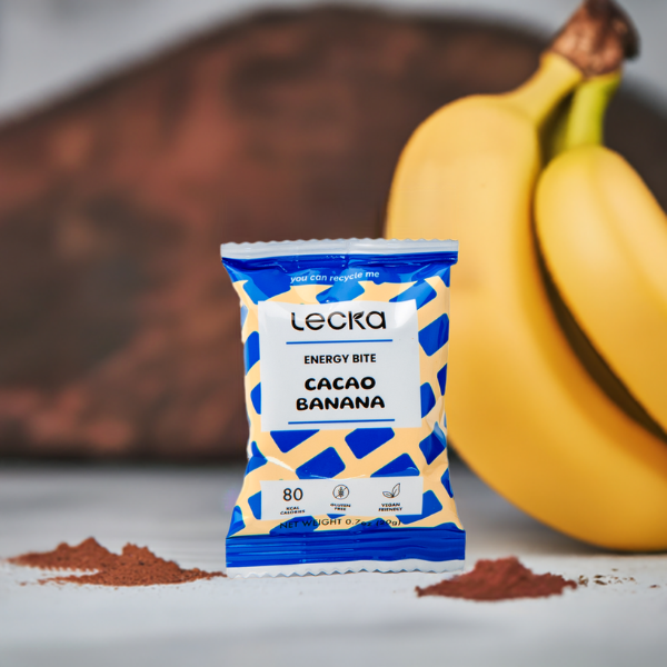 Thanh năng lượng Lecka Nutri Bites - Vị Cacao Banana