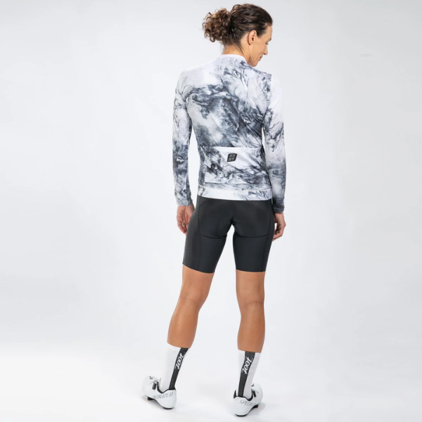 Áo đạp xe Nữ Zoot Women's Elite Cycle LS Aero Jersey - Vapor White