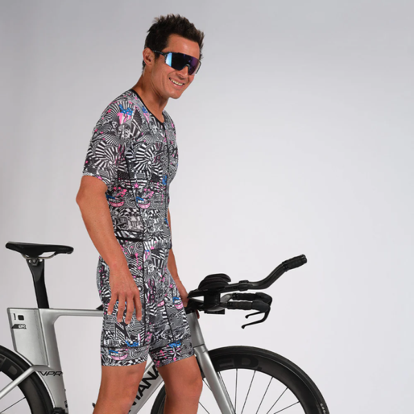 Áo đạp xe Nam Zoot Cycle Aero Jersey - American Rebel