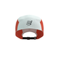 Mũ Chạy Bộ Compressport 5 Panel Light Cap - Star White/ Tigerlily