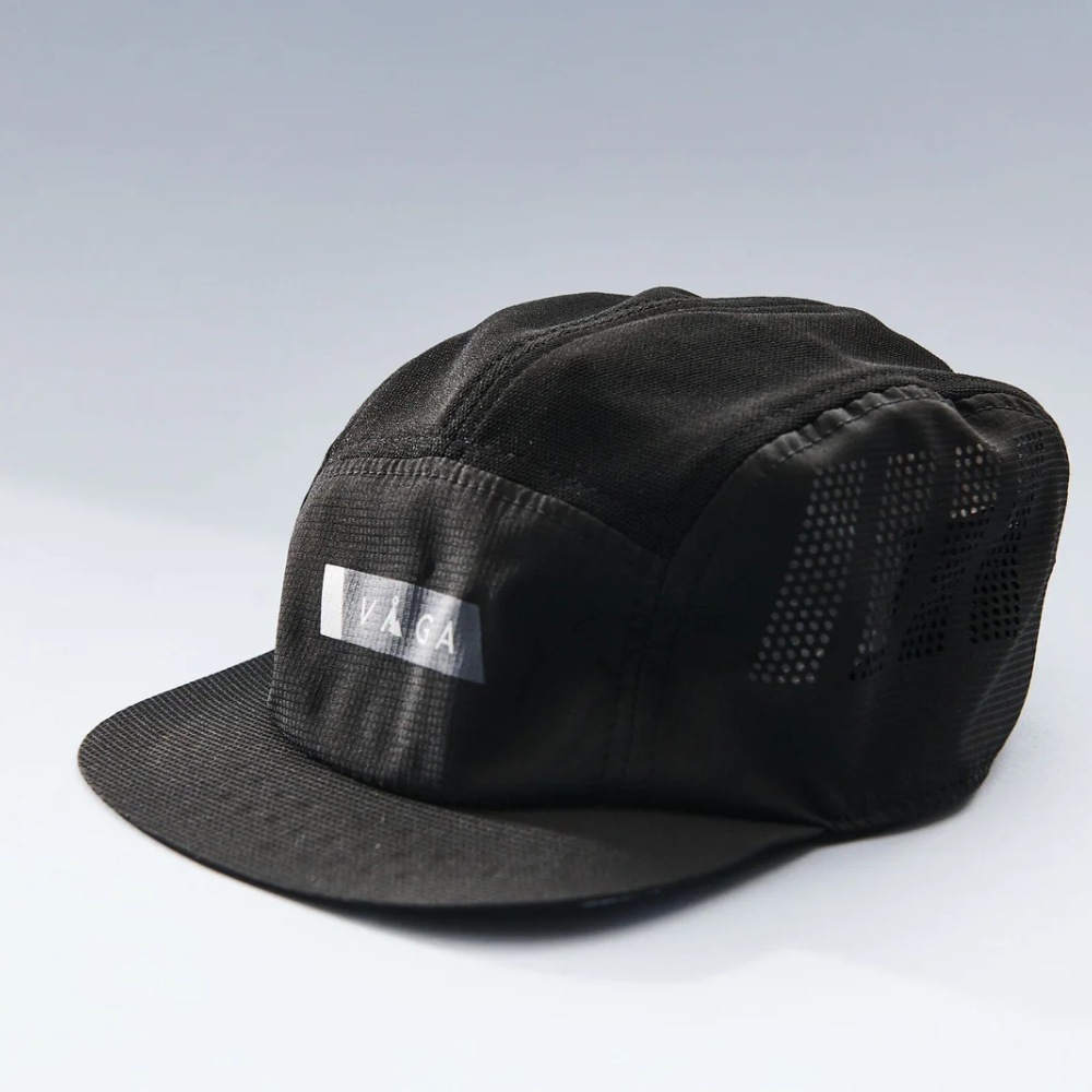 VAGA - Feather Racing Cap - Black/Charcoal/Mist Grey/White