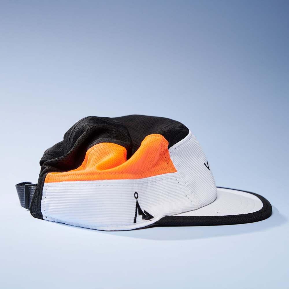 Nón VAGA - Club Cap - White/Neon Orange/Black/Mid Grey