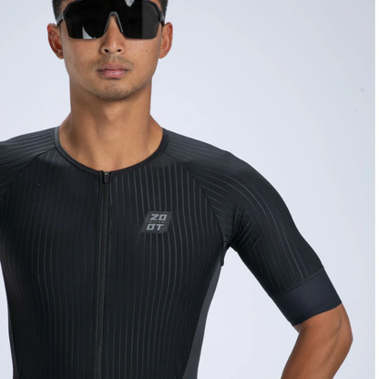 Đồ Ba môn Nam Zoot Men's Elite Tri Aero Fz Racesuit - Đen (Jet Black)