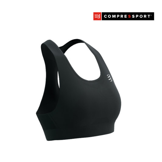 Áo Bra chạy bộ Nữ Compressport Feelfree Seamless Bra - Đen (Black)