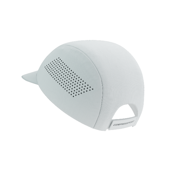 Mũ chạy bộ Compressport Pro Racing Cap - Trắng (White)