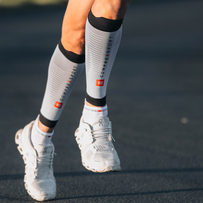 Băng bảo vệ bắp chân Compressport Calf Sleeves R2 3.0 - Xám (Grey Melange)