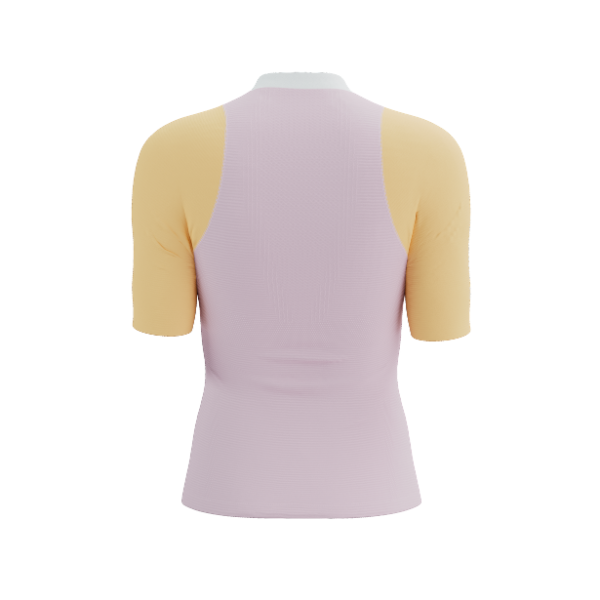 Áo chạy Trail Nữ Compressport Trail Postural SS Top - Hồng/Cam (Roseate/Orange)