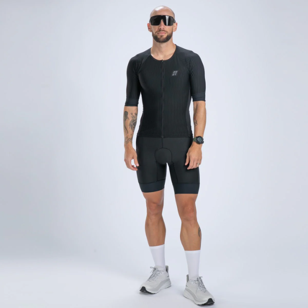 Áo ba môn Nam Zoot Elite Tri Aero Jersey - Đen (Jet Black)