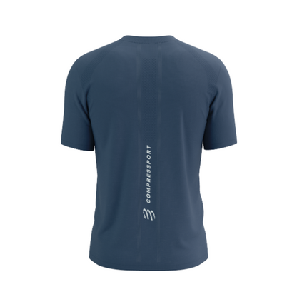Áo chạy bộ Nam Compressport Performance SS Tshirt - Xanh (Indigo)