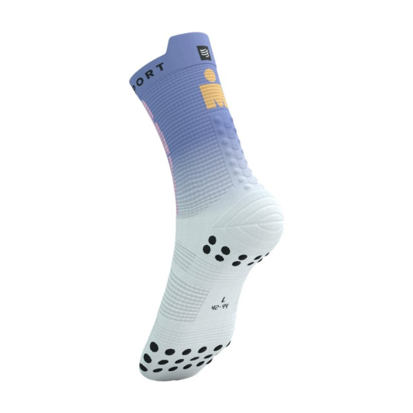 Tất chạy bộ Compressport Pro Racing Socks v4.0 Run High 360 IRONMAN - Jacaranda