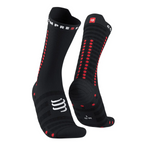 Compressport Pro Racing Socks V4.0 Ultralight Bike - Black/ Red