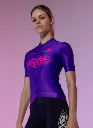 Áo đạp xe Black Sheep Women's Team SS Jersey - Never Mind Purple