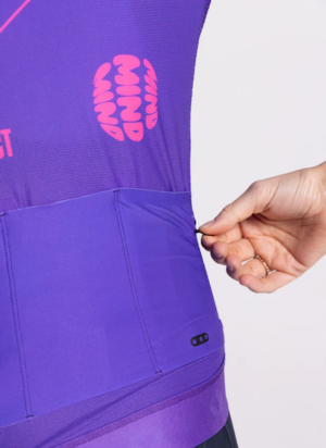 Áo đạp xe Nữ Black Sheep Team SS Jersey - Never Mind Purple