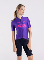 Áo đạp xe Black Sheep Women's Team SS Jersey - Never Mind Purple