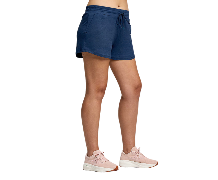 Quần chạy bộ Nữ Saucony Triumph 3" Short - Xanh Navy (Navy Heather)