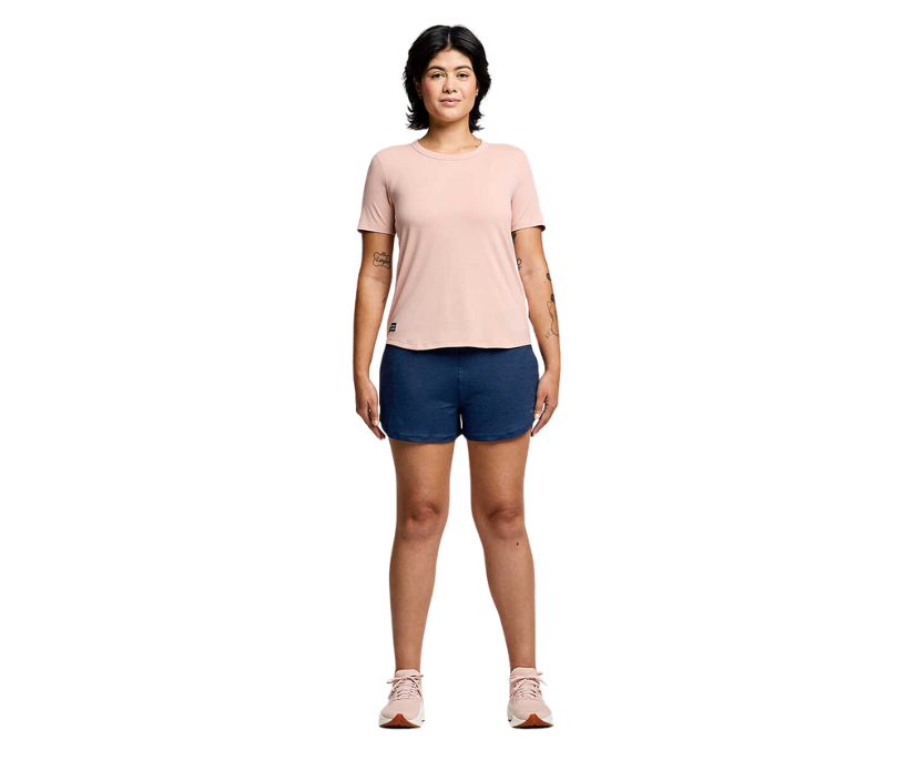 Áo chạy bộ Nữ Saucony Triumph Short Sleeve - Hồng (Lotus)