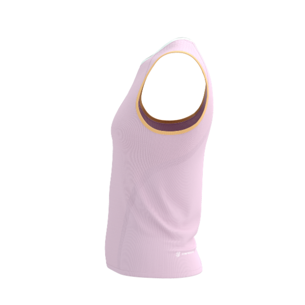 Áo chạy Trail Nữ Compressport Trail Racing Tank - Hồng/Cam (Roseate)