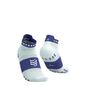 Tất Chạy Bộ Compressport Pro Racing Socks v4.0 Run Low - Star White/Orient Blue