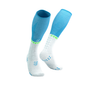 Tất chạy bộ Compressport Full Socks Oxygen - Xanh (Norse Blue/Neon Green)