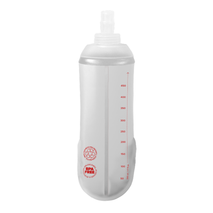Bình nước Compressport Ergo Flask 500ml - Trắng (Clear)