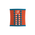 Compressport Unisex's Sweatbands 3D.Dots Uniq Size - Orangeade/Fjord Blue