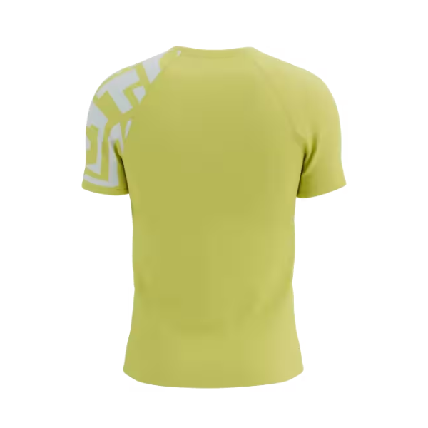 Áo chạy bộ Nam Compressport Training SS Tshirt - Vàng (Green Sheen)
