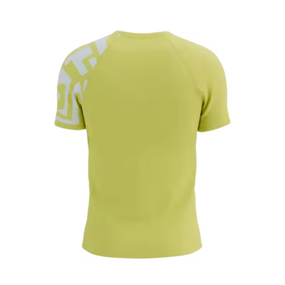 Áo chạy bộ Nam Compressport Training SS Tshirt - Vàng (Green Sheen)