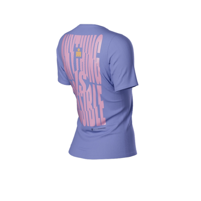 Áo Thun Tập Luyện Compressport Training SS Tshirt IRONMAN - Jacaranda