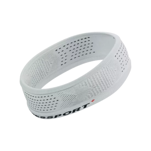 Băng đô thể thao Compressport Thin Headband On/Off - Trắng (White)