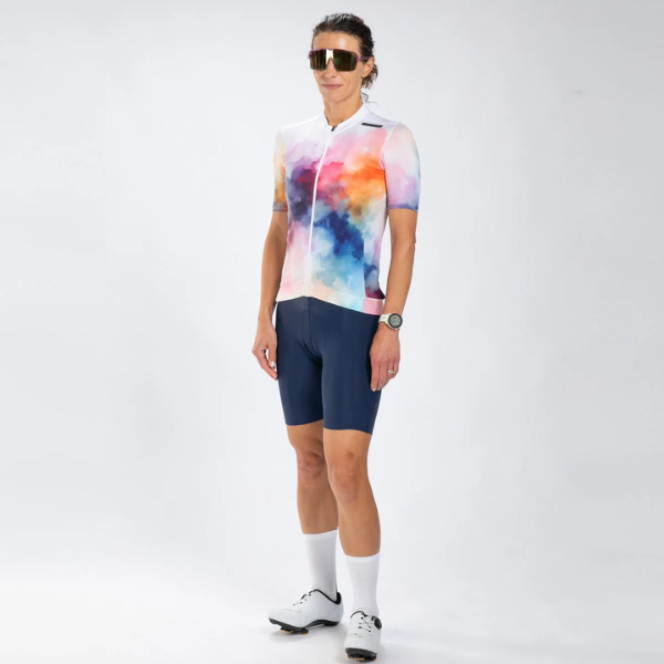 Áo đạp xe Nữ Zoot Women's Elite Cycle Aero Jersey - Chromoflow