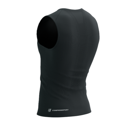 Áo chạy Trail Nam Compressport Trail Racing Tank - Đen (Black)