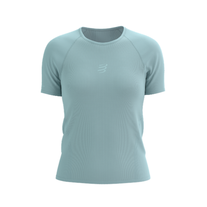 Áo Chạy Trail Nữ Compressport Trail Racing SS Tshirt - Xanh Ether