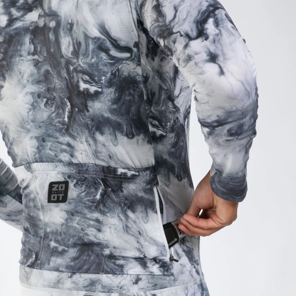 Áo đạp xe Nam Zoot Men's Elite Cycle LS Aero Jersey - Vapor White