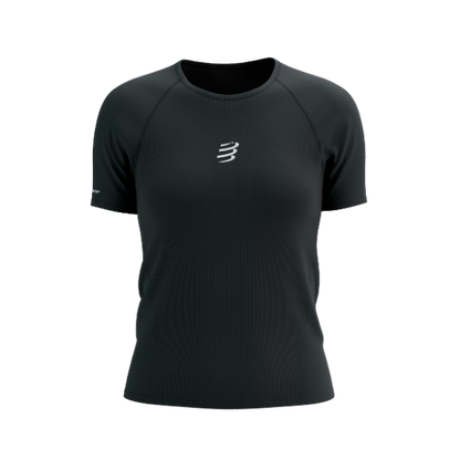 Áo Chạy Trail Nữ Compressport Trail Racing SS Tshirt - Đen (Black)