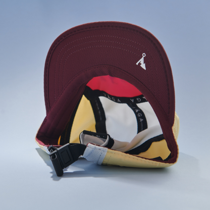 Nón VAGA - Club Cap - Poster Pink/Pale Yellow/White/Bordo