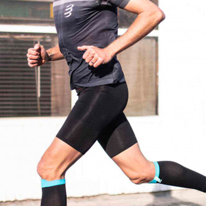 Quần bó cơ Nam Compressport Men's Run Under Control Short - Đen (Black)