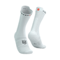 Tất đạp xe Compressport Pro Racing Socks v4.0 Bike - Trắng/Đen (White/Black)