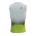 Áo Ba môn Nam Compressport Tri Postural Aero TankTop - Trắng (White/Evening Primrose)