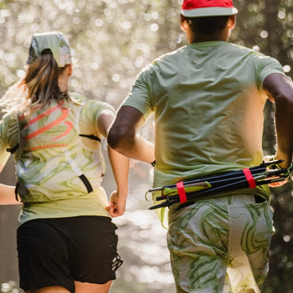 Vest chạy bộ Compressport UltRun Evo 10 - Xanh (Sugar/Green Camo)