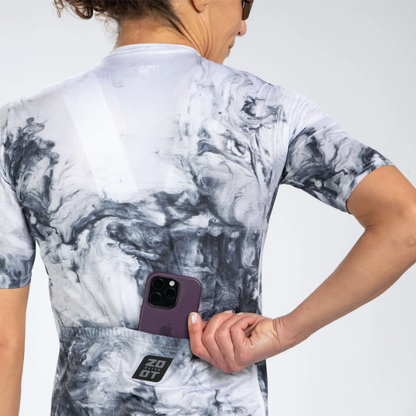 Áo đạp xe Nữ Zoot Women's Elite Cycle Aero Jersey - Vapor White