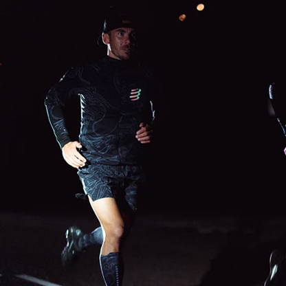 Băng bảo vệ bắp chân Compressport Calf Sleeves R2 3.0 - Aurora Black/Aurora